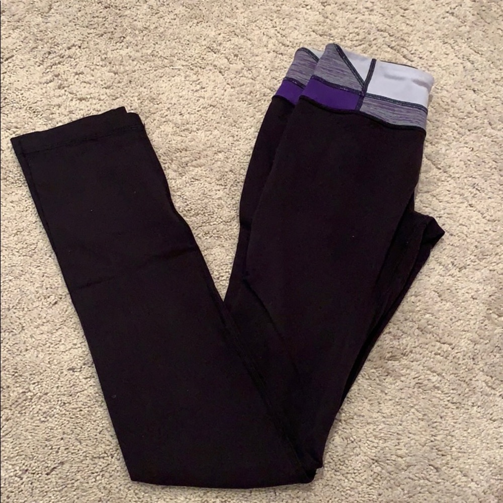Lululemon straight leg wunder under leggings
